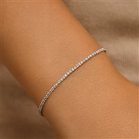 Bracelet Ultima Edizione Woman tennis in Silver BAO1892